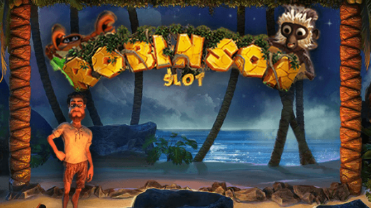 Slot Robinson, caça-níqueis Robinson Crusoe, rodadas grátis, bônus de slot, símbolo Wild, multiplicadores de ganho, jogo de slot online, gráficos imersivos, jogo bônus, caça-níqueis online.